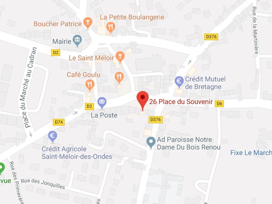 26 Place du Souvenir 35350 Saint-Méloir-des-Ondes